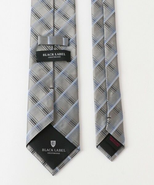 BLUE LABEL / BLACK LABEL CRESTBRIDGE / ブルーレーベル / ブラックレーベル・クレストブリッジ  ネクタイ | インポートサテンサックスチェックタイ | 詳細3
