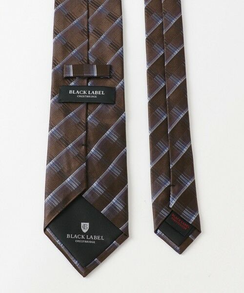 BLUE LABEL / BLACK LABEL CRESTBRIDGE / ブルーレーベル / ブラックレーベル・クレストブリッジ  ネクタイ | インポートサテンサックスチェックタイ | 詳細5