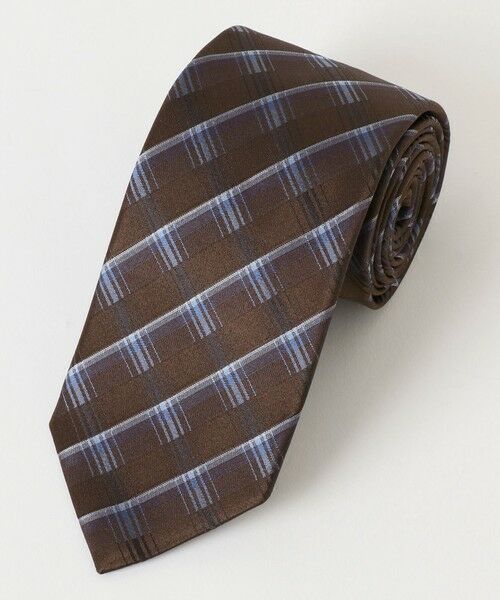 BLUE LABEL / BLACK LABEL CRESTBRIDGE / ブルーレーベル / ブラックレーベル・クレストブリッジ  ネクタイ | インポートサテンサックスチェックタイ | 詳細6