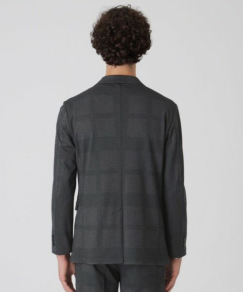 BLUE LABEL / BLACK LABEL CRESTBRIDGE / ブルーレーベル / ブラックレーベル・クレストブリッジ テーラードジャケット | ダブルフェイスシャドーチェックジャケット | 詳細4