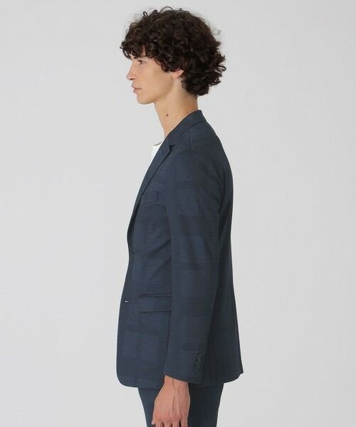 BLUE LABEL / BLACK LABEL CRESTBRIDGE / ブルーレーベル / ブラックレーベル・クレストブリッジ テーラードジャケット | ダブルフェイスシャドーチェックジャケット | 詳細10
