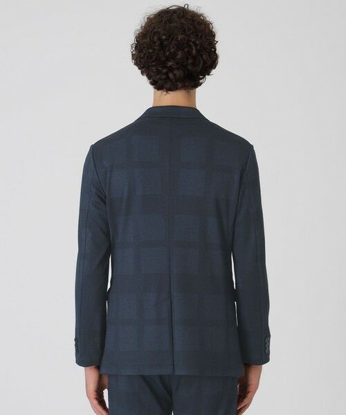 BLUE LABEL / BLACK LABEL CRESTBRIDGE / ブルーレーベル / ブラックレーベル・クレストブリッジ テーラードジャケット | ダブルフェイスシャドーチェックジャケット | 詳細11
