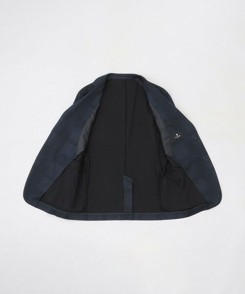BLUE LABEL / BLACK LABEL CRESTBRIDGE / ブルーレーベル / ブラックレーベル・クレストブリッジ テーラードジャケット | ダブルフェイスシャドーチェックジャケット | 詳細13