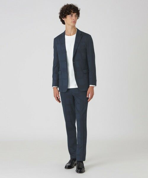 BLUE LABEL / BLACK LABEL CRESTBRIDGE / ブルーレーベル / ブラックレーベル・クレストブリッジ テーラードジャケット | ダブルフェイスシャドーチェックジャケット | 詳細8