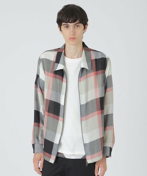 BLUE LABEL / BLACK LABEL CRESTBRIDGE / ブルーレーベル / ブラックレーベル・クレストブリッジ  その他アウター | クレストブリッジチェックシャツアウター（ベージュ4）