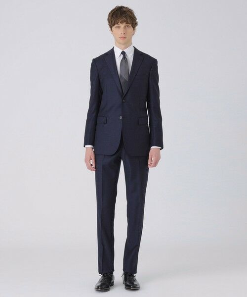 BLUE LABEL / BLACK LABEL CRESTBRIDGE / ブルーレーベル / ブラックレーベル・クレストブリッジ セットアップ | シャークスキンネイビースーツ | 詳細1
