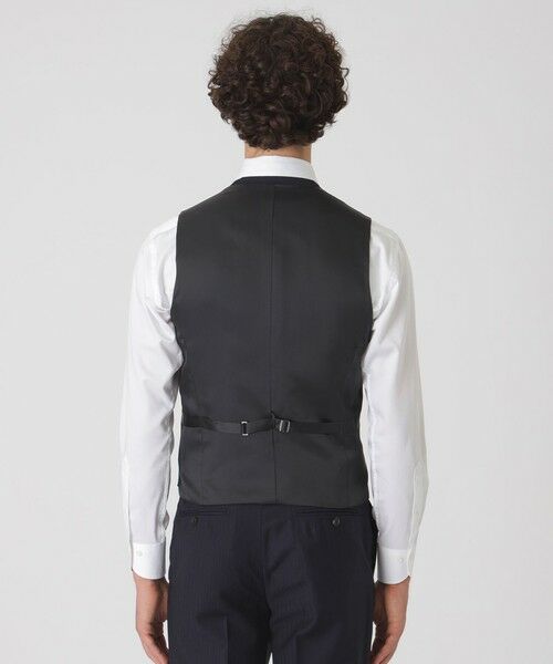 BLUE LABEL / BLACK LABEL CRESTBRIDGE / ブルーレーベル / ブラックレーベル・クレストブリッジ セットアップ | ダークネイビーシャドーストライプスリーピーススーツ | 詳細5