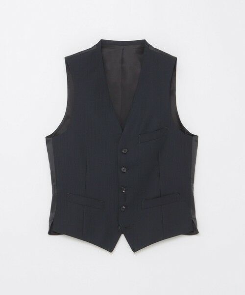 BLUE LABEL / BLACK LABEL CRESTBRIDGE / ブルーレーベル / ブラックレーベル・クレストブリッジ セットアップ | ダークネイビーシャドーストライプスリーピーススーツ | 詳細11