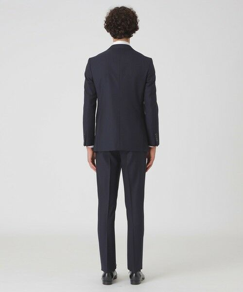 BLUE LABEL / BLACK LABEL CRESTBRIDGE / ブルーレーベル / ブラックレーベル・クレストブリッジ セットアップ | ダークネイビーシャドーストライプスリーピーススーツ | 詳細3