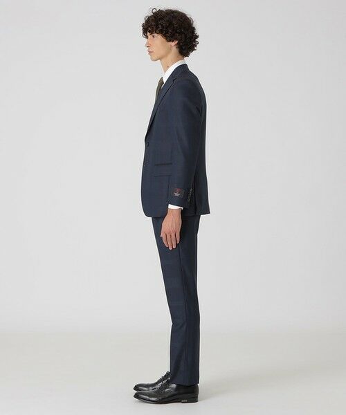 BLUE LABEL / BLACK LABEL CRESTBRIDGE / ブルーレーベル / ブラックレーベル・クレストブリッジ  セットアップ | MIYUKIプルシャンブルーTOPシャドークレストブリッジチェックスーツ | 詳細2