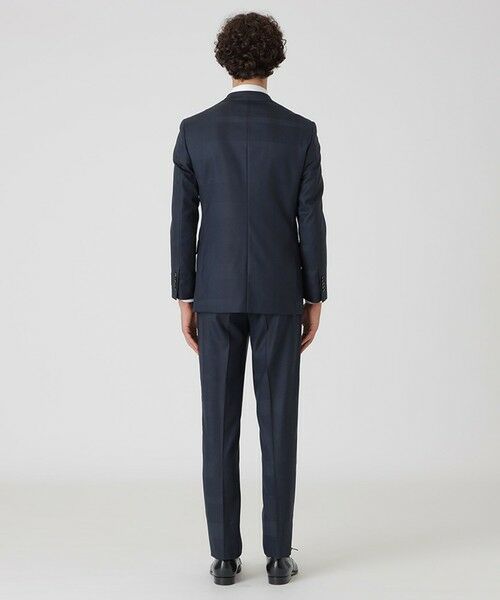 BLUE LABEL / BLACK LABEL CRESTBRIDGE / ブルーレーベル / ブラックレーベル・クレストブリッジ  セットアップ | MIYUKIプルシャンブルーTOPシャドークレストブリッジチェックスーツ | 詳細3