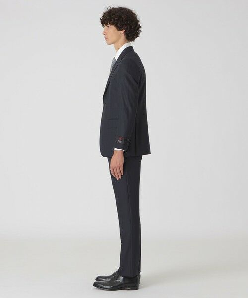 BLUE LABEL / BLACK LABEL CRESTBRIDGE / ブルーレーベル / ブラックレーベル・クレストブリッジ セットアップ | MIYUKIヘップバーングレーTOPシャドーヘリンボーンスーツ | 詳細2