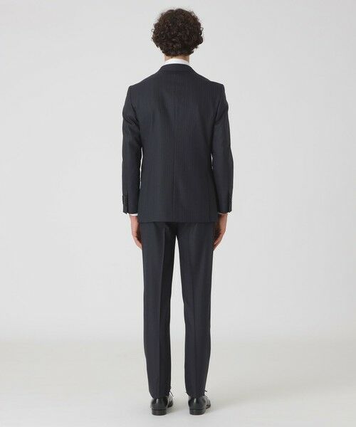 BLUE LABEL / BLACK LABEL CRESTBRIDGE / ブルーレーベル / ブラックレーベル・クレストブリッジ セットアップ | MIYUKIヘップバーングレーTOPシャドーヘリンボーンスーツ | 詳細3