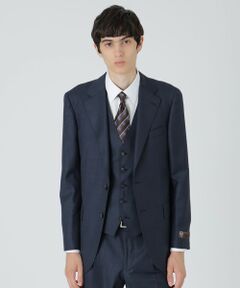 BLUE LABEL / BLACK LABEL CRESTBRIDGE / ブルーレーベル / ブラックレーベル・クレストブリッジ  セットアップ | 【一部店舗限定】TALLIA DI DELFINO マイクロマルチカラーネイビースリーピーススーツ