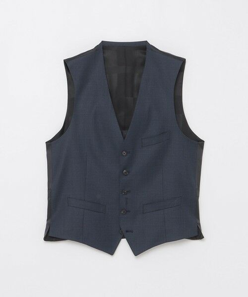 BLUE LABEL / BLACK LABEL CRESTBRIDGE / ブルーレーベル / ブラックレーベル・クレストブリッジ セットアップ | 【一部店舗限定】TALLIA DI DELFINO マイクロマルチカラーネイビースリーピーススーツ | 詳細11