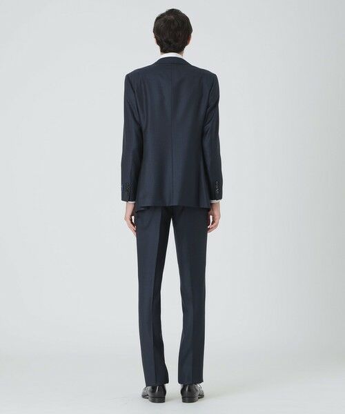 BLUE LABEL / BLACK LABEL CRESTBRIDGE / ブルーレーベル / ブラックレーベル・クレストブリッジ セットアップ | 【一部店舗限定】Zegna ELECTAネイビーシャドーストライプスリーピーススーツ | 詳細3