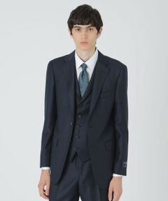 BLUE LABEL / BLACK LABEL CRESTBRIDGE / ブルーレーベル / ブラックレーベル・クレストブリッジ  セットアップ | 【一部店舗限定】Zegna ELECTAネイビーシャドーストライプスリーピーススーツ