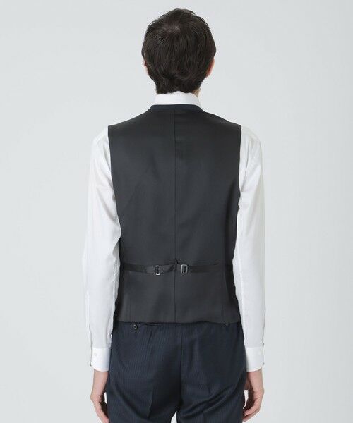 BLUE LABEL / BLACK LABEL CRESTBRIDGE / ブルーレーベル / ブラックレーベル・クレストブリッジ セットアップ | 【一部店舗限定】Zegna ELECTAネイビーシャドーストライプスリーピーススーツ | 詳細5