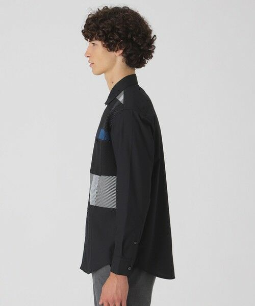 BLUE LABEL / BLACK LABEL CRESTBRIDGE / ブルーレーベル / ブラックレーベル・クレストブリッジ シャツ・ブラウス | クレストブリッジチェックニットドッキングシャツ | 詳細9