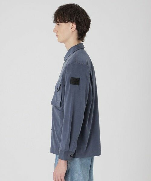 BLUE LABEL / BLACK LABEL CRESTBRIDGE / ブルーレーベル / ブラックレーベル・クレストブリッジ  シャツ・ブラウス | 【BRIT】ブリーチサテンジャージーオフィサーシャツ | 詳細2