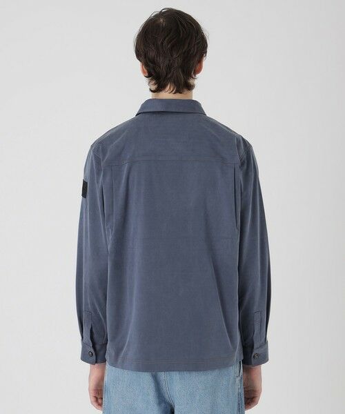 BLUE LABEL / BLACK LABEL CRESTBRIDGE / ブルーレーベル / ブラックレーベル・クレストブリッジ  シャツ・ブラウス | 【BRIT】ブリーチサテンジャージーオフィサーシャツ | 詳細3