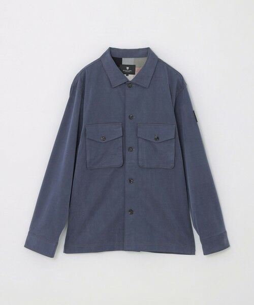 BLUE LABEL / BLACK LABEL CRESTBRIDGE / ブルーレーベル / ブラックレーベル・クレストブリッジ  シャツ・ブラウス | 【BRIT】ブリーチサテンジャージーオフィサーシャツ | 詳細5