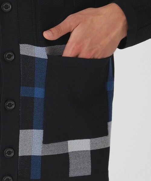 BLUE LABEL / BLACK LABEL CRESTBRIDGE / ブルーレーベル / ブラックレーベル・クレストブリッジ ニット・セーター | パッチワークチェックカーディガン | 詳細5