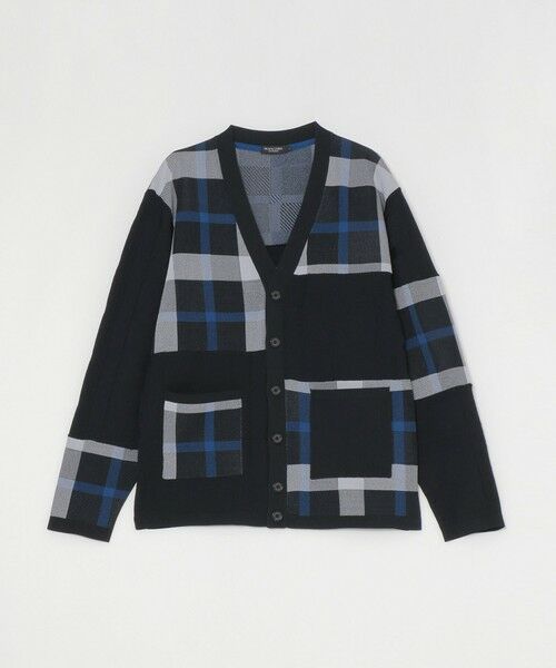 BLUE LABEL / BLACK LABEL CRESTBRIDGE / ブルーレーベル / ブラックレーベル・クレストブリッジ ニット・セーター | パッチワークチェックカーディガン | 詳細7