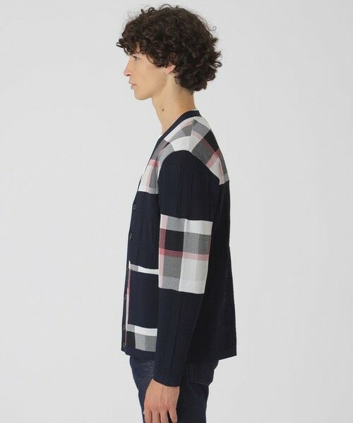 BLUE LABEL / BLACK LABEL CRESTBRIDGE / ブルーレーベル / ブラックレーベル・クレストブリッジ ニット・セーター | パッチワークチェックカーディガン | 詳細10