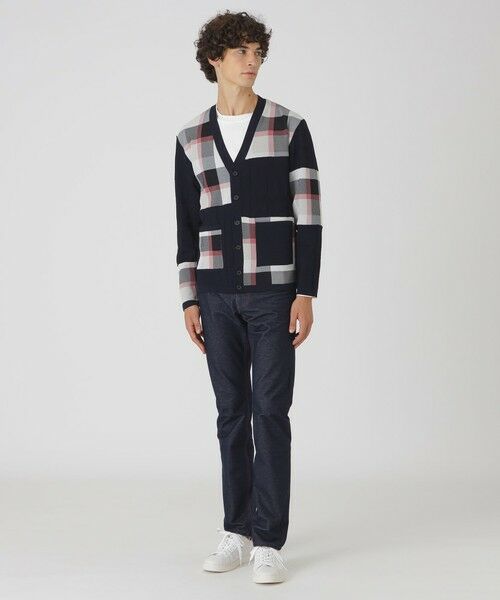 BLUE LABEL / BLACK LABEL CRESTBRIDGE / ブルーレーベル / ブラックレーベル・クレストブリッジ ニット・セーター | パッチワークチェックカーディガン | 詳細8