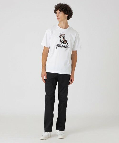 BLUE LABEL / BLACK LABEL CRESTBRIDGE / ブルーレーベル / ブラックレーベル・クレストブリッジ  カットソー | クレストブリッジキャットグラフィックTシャツ | 詳細1
