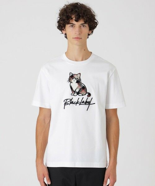 BLUE LABEL / BLACK LABEL CRESTBRIDGE / ブルーレーベル / ブラックレーベル・クレストブリッジ  カットソー | クレストブリッジキャットグラフィックTシャツ | 詳細2