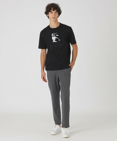 BLUE LABEL / BLACK LABEL CRESTBRIDGE / ブルーレーベル / ブラックレーベル・クレストブリッジ カットソー | クレストブリッジラビットグラフィックTシャツ | 詳細7