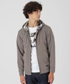 BLUE LABEL / BLACK LABEL CRESTBRIDGE / ブルーレーベル / ブラックレーベル・クレストブリッジ  カットソー | クレストブリッジチェックコンビバックパイルパーカー