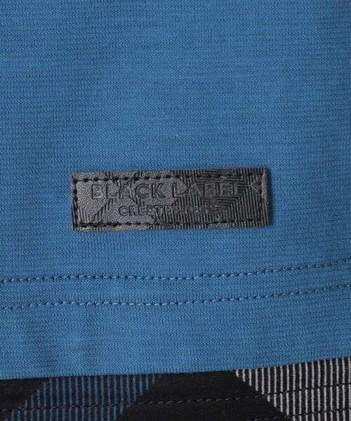 BLUE LABEL / BLACK LABEL CRESTBRIDGE / ブルーレーベル / ブラックレーベル・クレストブリッジ  カットソー | チェックレイヤードマーセライズスラブTシャツ | 詳細23