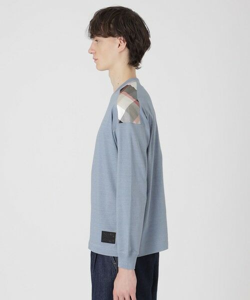 BLUE LABEL / BLACK LABEL CRESTBRIDGE / ブルーレーベル / ブラックレーベル・クレストブリッジ  カットソー | 【BRIT】フォギーダイショルダーチェックカットソー | 詳細2