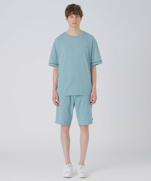 BLUE LABEL / BLACK LABEL CRESTBRIDGE / ブルーレーベル / ブラックレーベル・クレストブリッジ  カットソー | 【一部店舗限定】【AddElm】Add.01Tシャツ&ショーツセット（ブルー2）
