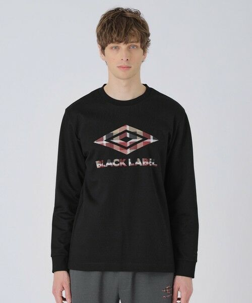 BLUE LABEL / BLACK LABEL CRESTBRIDGE / ブルーレーベル / ブラックレーベル・クレストブリッジ カットソー | 【WEB・一部店舗限定】【UMBROコラボ】ロゴグラフィックカットソー(ブラック)