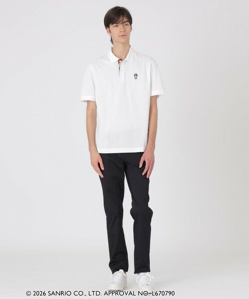 BLUE LABEL / BLACK LABEL CRESTBRIDGE / ブルーレーベル / ブラックレーベル・クレストブリッジ  カットソー | 【一部店舗限定】【ハローキティコラボ】クレストブリッジガーズマンキティワッペンポロシャツ | 詳細1