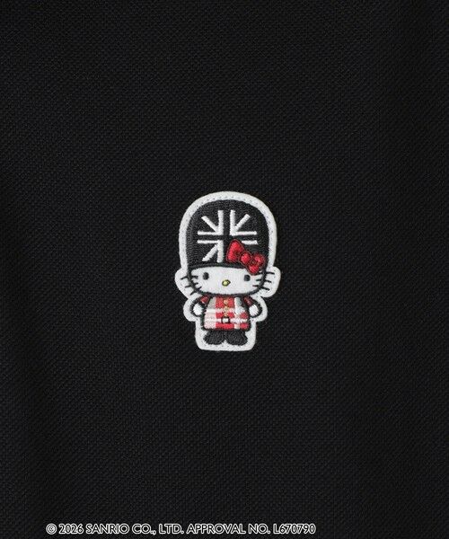 BLUE LABEL / BLACK LABEL CRESTBRIDGE / ブルーレーベル / ブラックレーベル・クレストブリッジ  カットソー | 【一部店舗限定】【ハローキティコラボ】クレストブリッジガーズマンキティワッペンポロシャツ | 詳細11