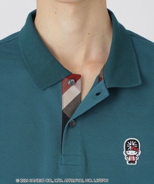 BLUE LABEL / BLACK LABEL CRESTBRIDGE / ブルーレーベル / ブラックレーベル・クレストブリッジ  カットソー | 【一部店舗限定】【ハローキティコラボ】クレストブリッジガーズマンキティワッペンポロシャツ | 詳細16
