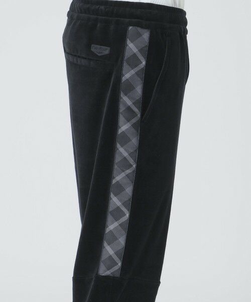BLUE LABEL / BLACK LABEL CRESTBRIDGE / ブルーレーベル / ブラックレーベル・クレストブリッジ その他パンツ | 【BLACK lab.】ベロアジャージートラックパンツ | 詳細6
