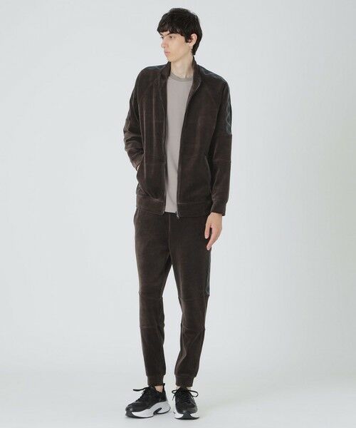 BLUE LABEL / BLACK LABEL CRESTBRIDGE / ブルーレーベル / ブラックレーベル・クレストブリッジ その他パンツ | 【BLACK lab.】ベロアジャージートラックパンツ | 詳細10