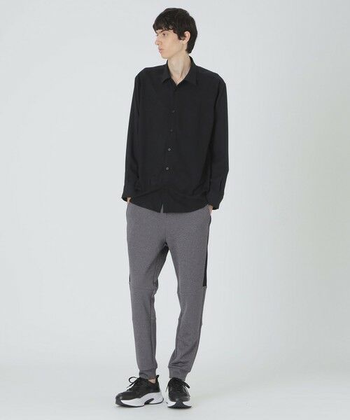 BLUE LABEL / BLACK LABEL CRESTBRIDGE / ブルーレーベル / ブラックレーベル・クレストブリッジ その他パンツ | 【BLACK lab.】コーデュラ(R)バックパイルトラックパンツ | 詳細1