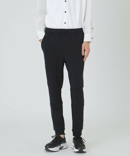 BLUE LABEL / BLACK LABEL CRESTBRIDGE / ブルーレーベル / ブラックレーベル・クレストブリッジ その他パンツ | 【BLACK lab.】コーデュラ(R)バックパイルトラックパンツ(ブラック)