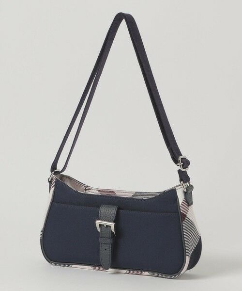 BLUE LABEL / BLACK LABEL CRESTBRIDGE / ブルーレーベル / ブラックレーベル・クレストブリッジ  ショルダーバッグ | フロントバックルミニワンショルダー（ネイビー3）