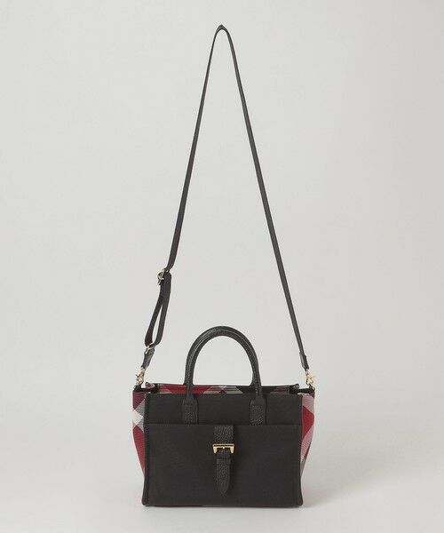 BLUE LABEL / BLACK LABEL CRESTBRIDGE / ブルーレーベル / ブラックレーベル・クレストブリッジ  ショルダーバッグ | フロントバックルミニトート | 詳細1