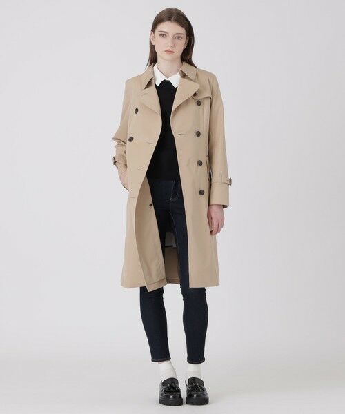 BLUE LABEL / BLACK LABEL CRESTBRIDGE / ブルーレーベル / ブラックレーベル・クレストブリッジ その他アウター | ライトギャバジントレンチコート(ベージュ1)