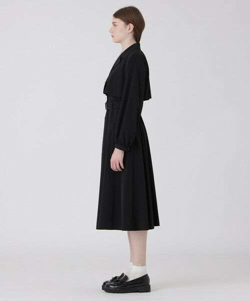 BLUE LABEL / BLACK LABEL CRESTBRIDGE / ブルーレーベル / ブラックレーベル・クレストブリッジ その他アウター | ストレッチツイルドレスコート | 詳細1