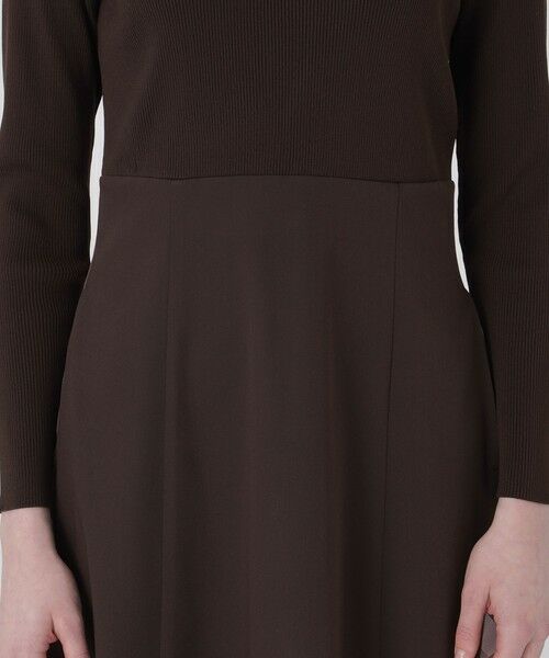 BLUE LABEL / BLACK LABEL CRESTBRIDGE / ブルーレーベル / ブラックレーベル・クレストブリッジ  ドレス | パーシャルチェックニットコンビドレス | 詳細3